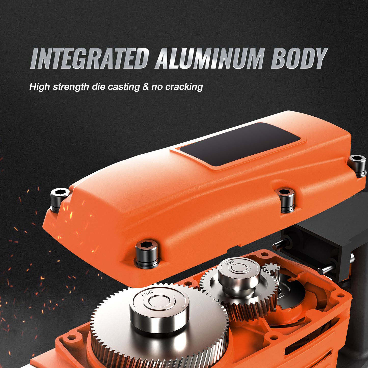 Demolition Jack Hammer Concrete Breaker 2200W Electric Hammer 6 Chisel Bits