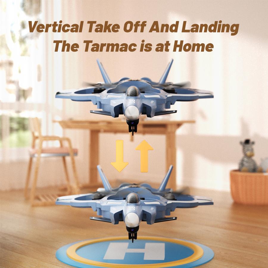 2.4G Simulated White Remote Control Fighter Model Quadcopter Toy