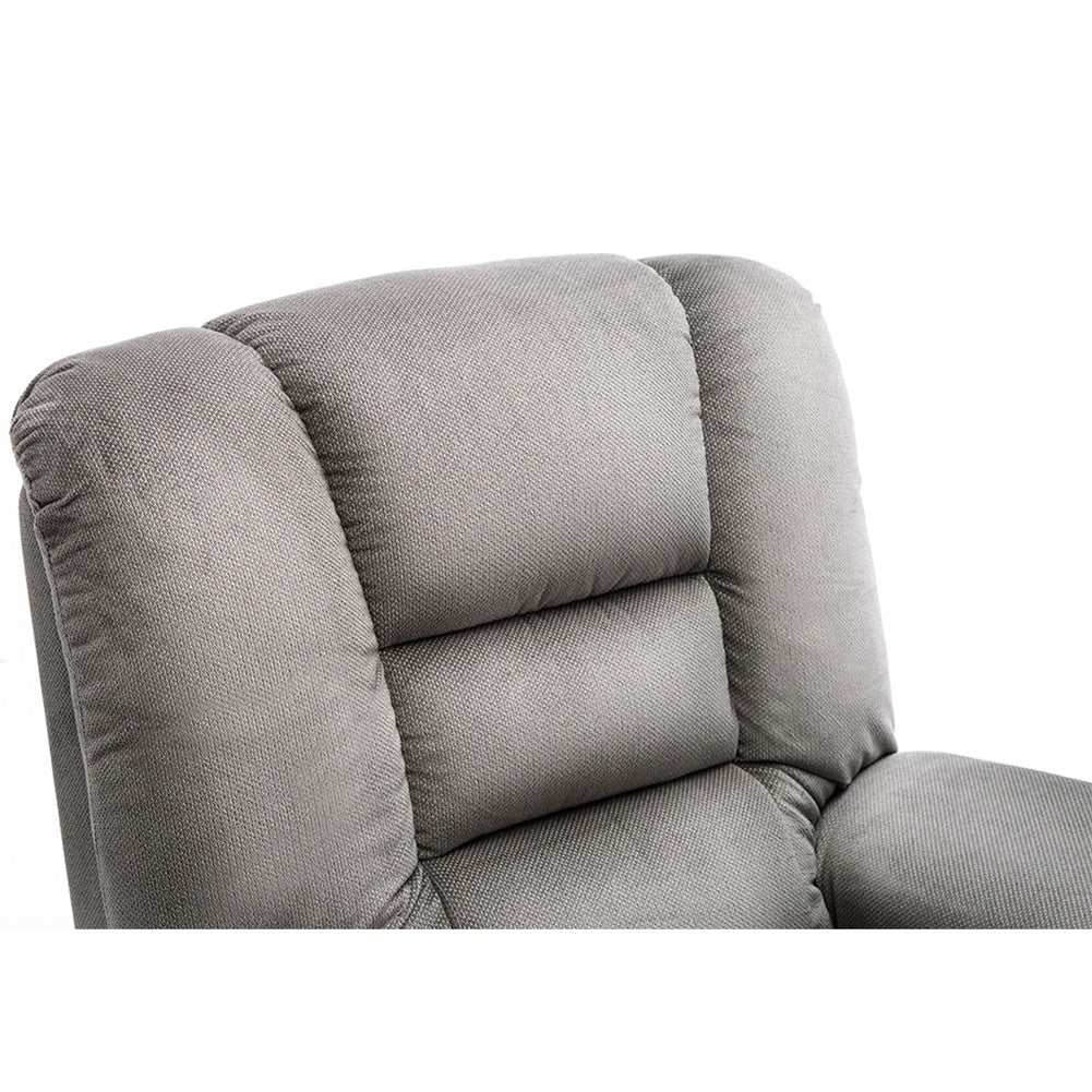 Heavy Duty and Safety Power Lift and Recliner Soft Fabric Upholstery Recliner for Living Room