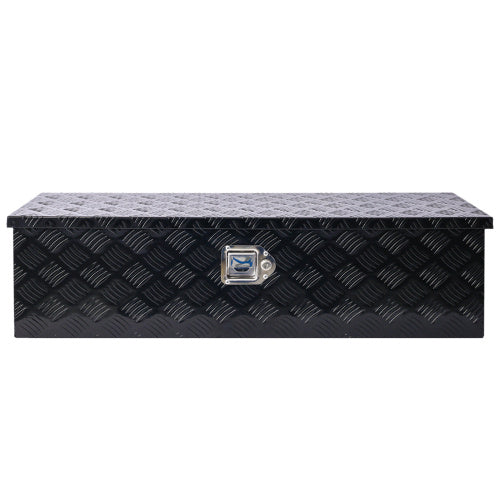 39inch Aluminum Tool Box,heavy Duty Truck Bed Tool Box,outdoor Trailer Pickup Storage Tool Box,RV Storage Organizer,underbody Box W Lock Keys,black 39x13x10inch