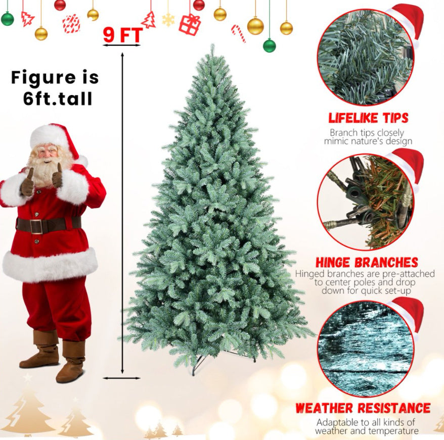 6ft Blue PE PVC Hybrid Automatic Tree Steel Wire Wire