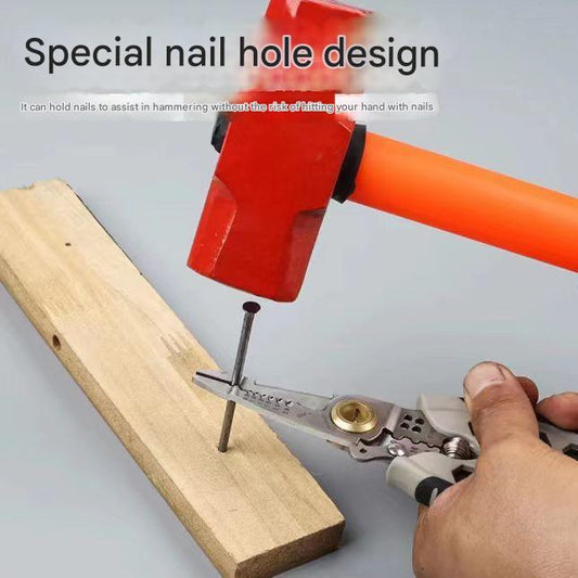 Multifunctional Wire Stripping Pliers, Electricians, Wire Stripping Artifacts, Wire Pliers, Stainless Steel Broken Wire Stripping Pliers, Wire Stripping