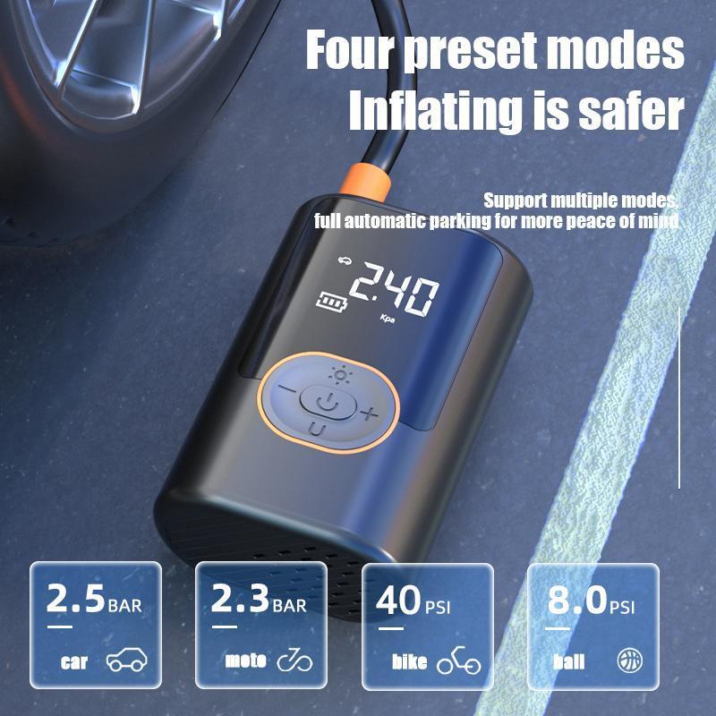 Car Inflation, Basketball, Bicycle Tire Inflation
