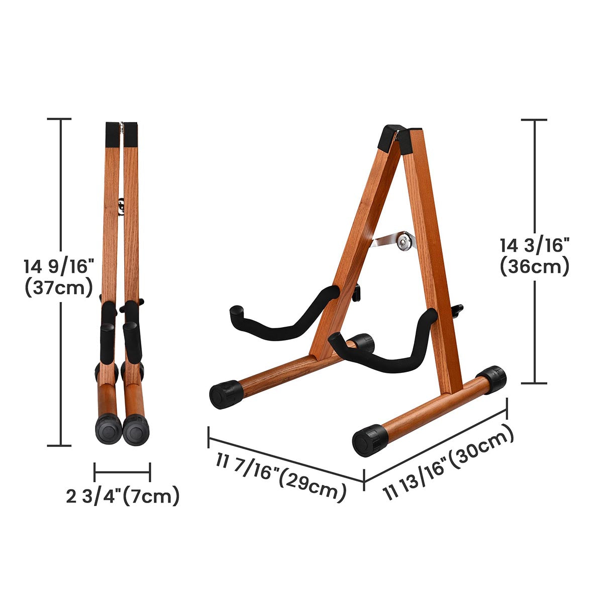 Stage Guitar Bass Stand Folding Display Rack 3/ 5/ 7/ 9 Opt