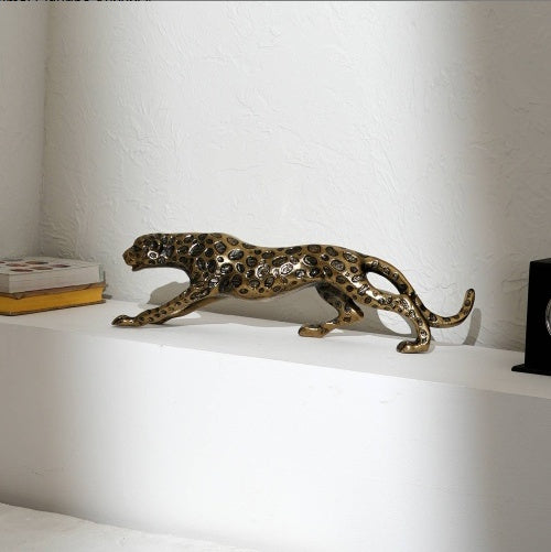 Decorative JaguarSculpture-Animal Figurine