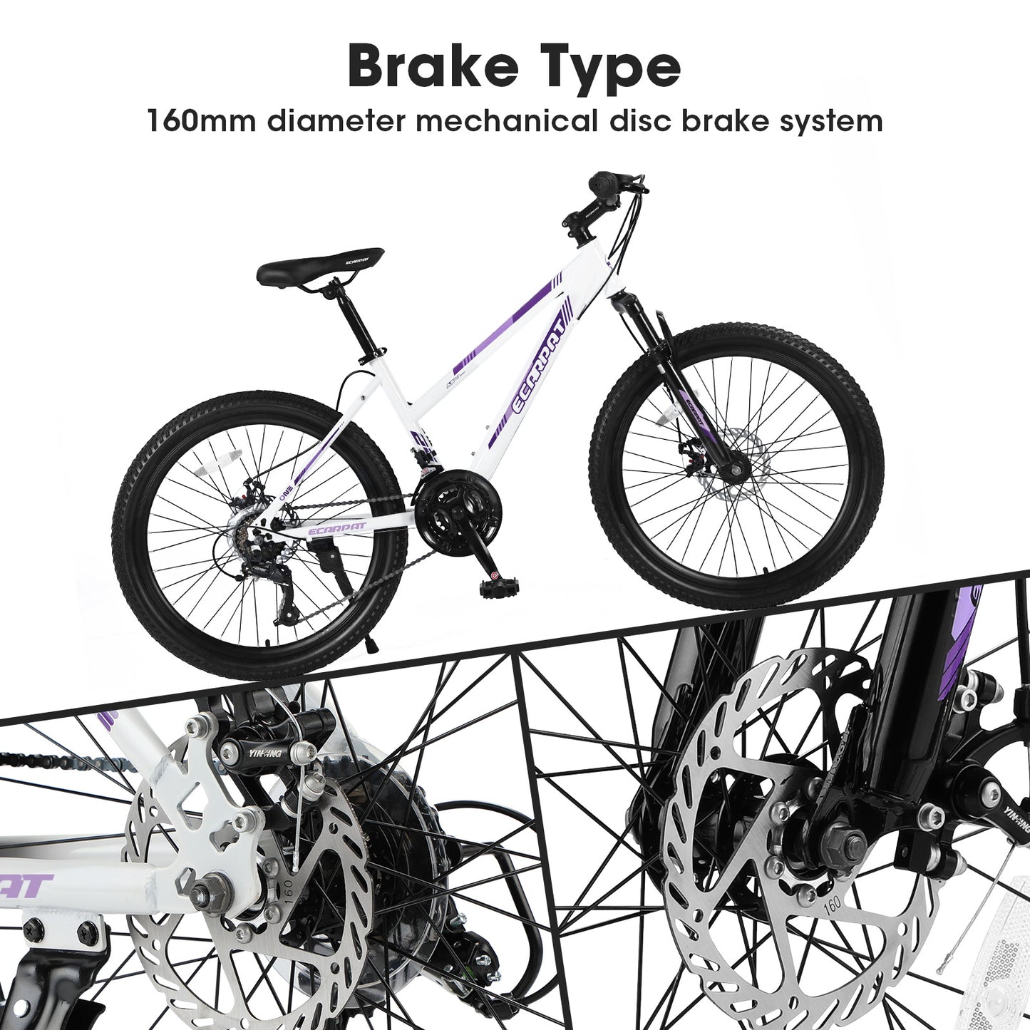 Bicycle S26103-WHITE
