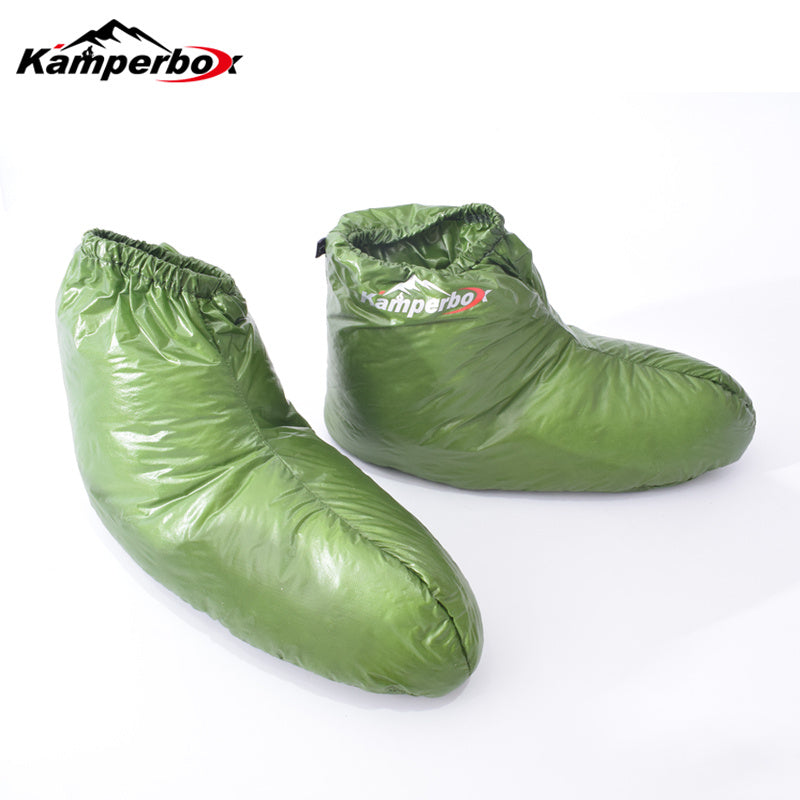 Kamperbox Down Slippers Down Socks Camping Down Boots Sleeping Bags Camping Down Socks AQ3