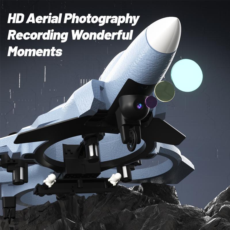 2.4G Simulated White Remote Control Fighter Model Quadcopter Toy