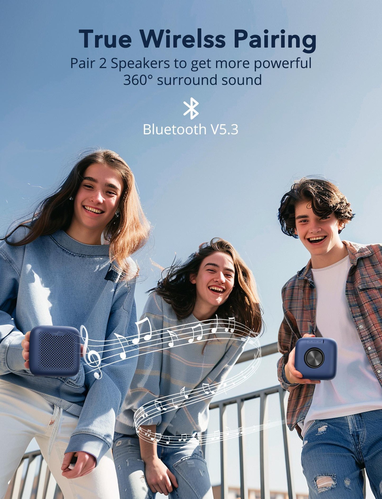 US Stock Fast Shipping VS1 Mini Portable Bluetooth Speaker