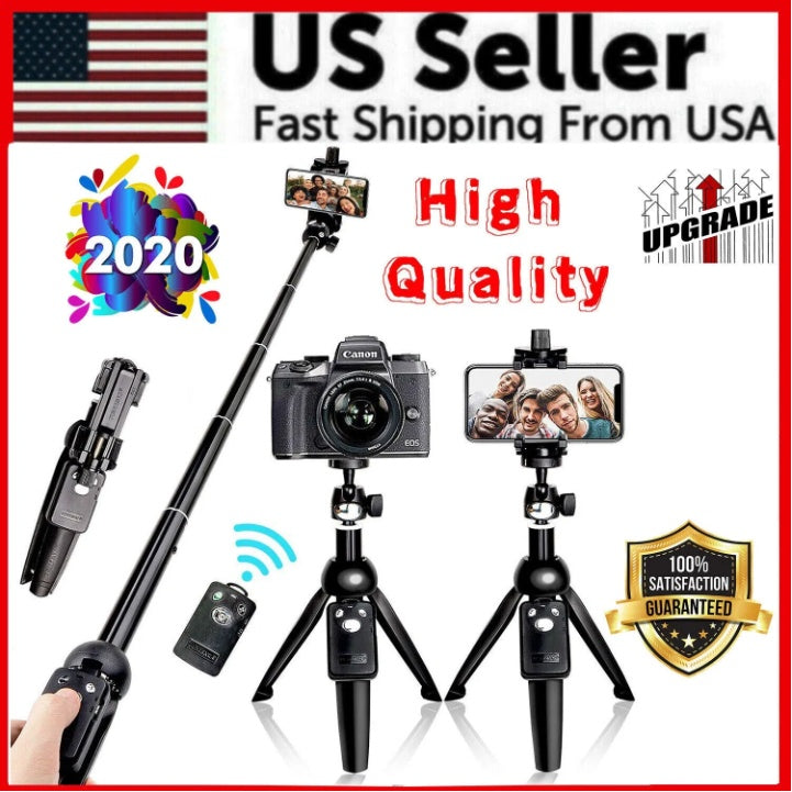 Selfie Stick Tripod 40 Bluetooth Remote Portable For IPhone And Android Phones