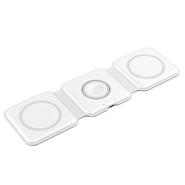 3-in-1 Magnetic Multi-function Charger Folding Wireless Charger for Xiaomi Apple Phone Headset Watch Airpods Charger