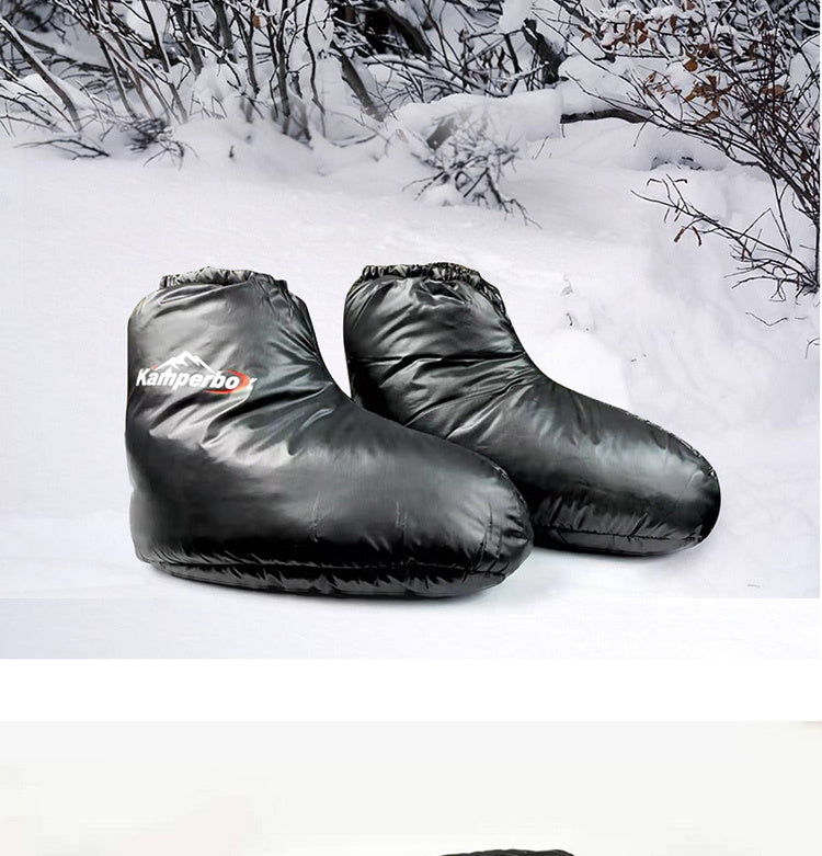 Kamperbox Down Slippers Down Socks Camping Down Boots Sleeping Bags Camping Down Socks AQ3
