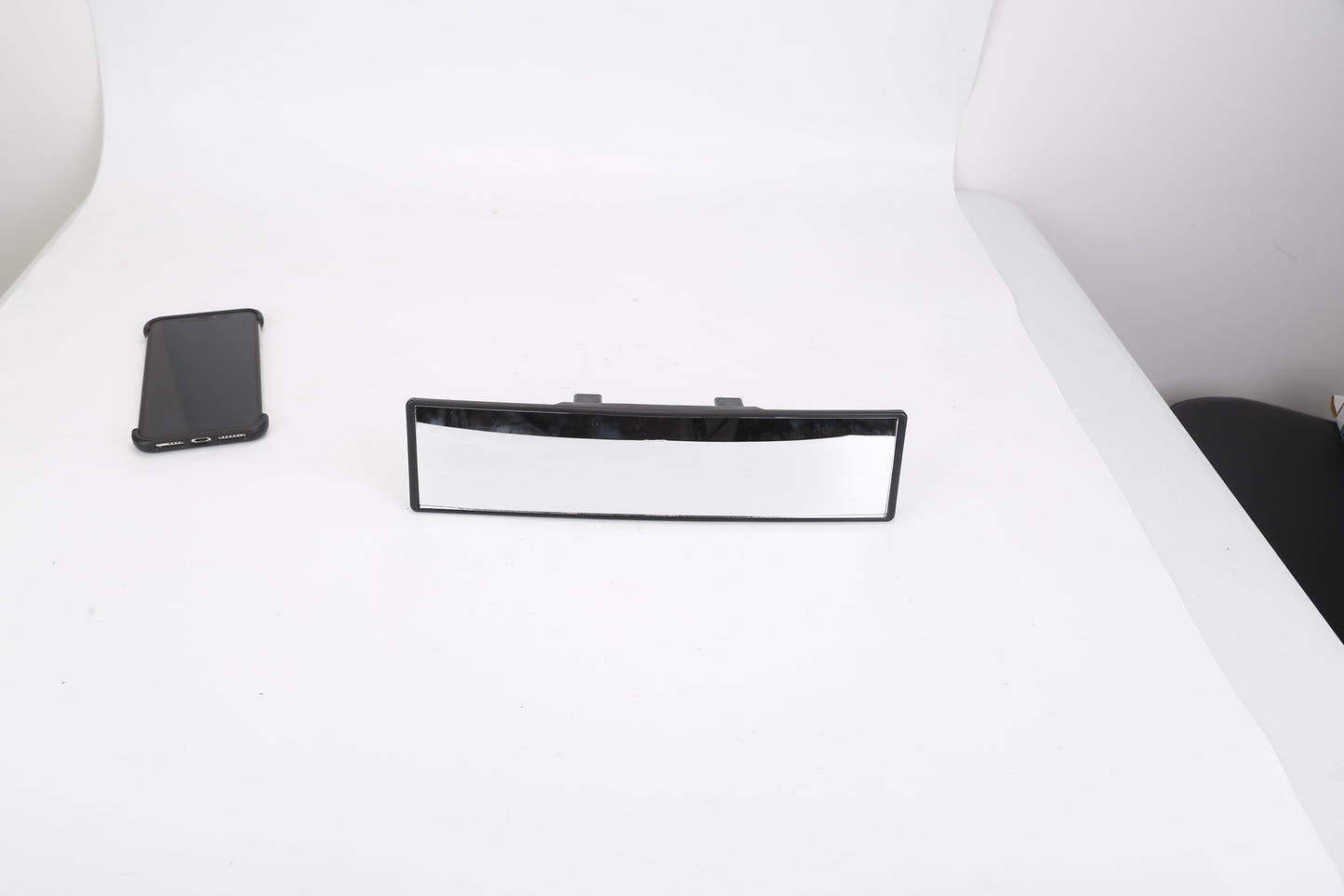 Car Rearview Mirror 11.4in Interior Clip-on Curve Convex Panoramic Anti-glare Rear View Mirrors With Wide Viewing Range For Cars SUVs Trucks Vehicles