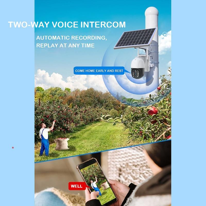 Solar Power Permanently And Reliably Powers Surveillance Cameras For Property Protection And Monitoring