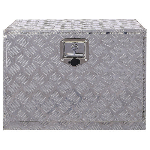 24inch Aluminum Tool Box,heavy Duty Truck Bed Tool Box,outdoor Trailer Pickup Storage Tool Box,RV Storage Organizer,underbody Box W Lock Keys,silver