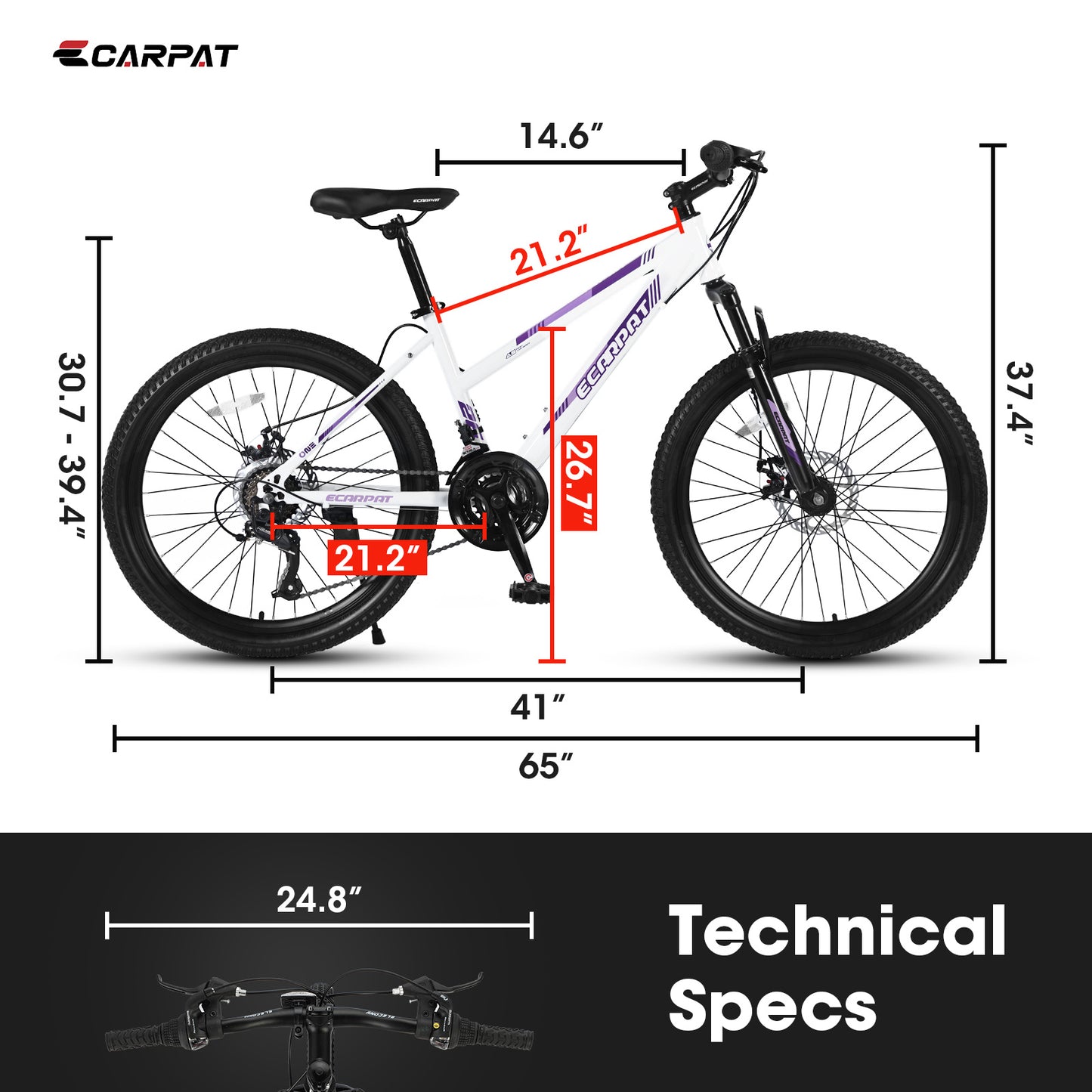 Bicycle S26103-WHITE