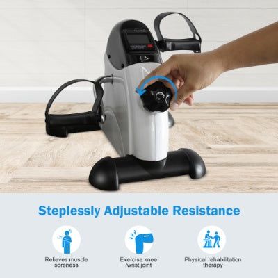Mini Exercise Bike Rehabilitation Training Walking Machine Home Rehabilitation Maximum Weight 120KG With Electronic Display And Instep Restraint Strap
