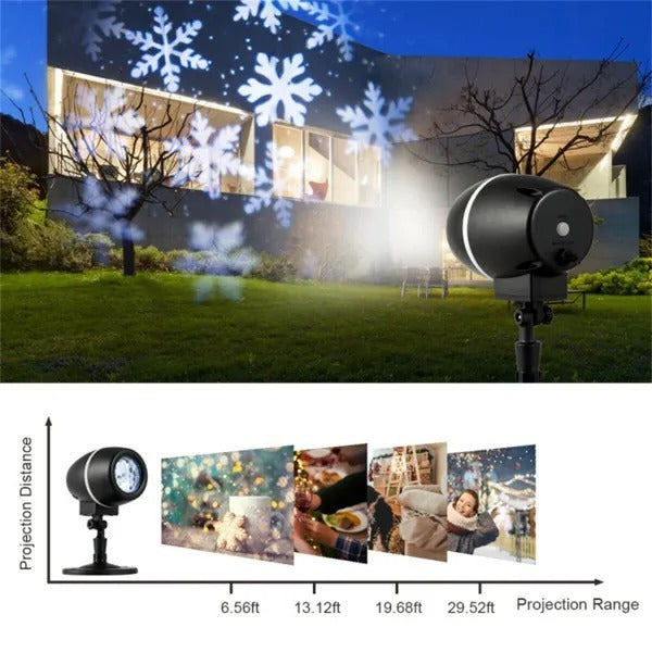 Christmas Snowflake LED Floodlight