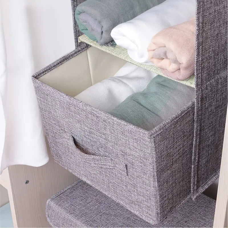 Hanging Closet Organizer – 3, 4 & 5 Layer, Beige & Grey