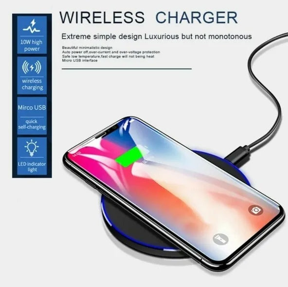 20W Wireless Charger Fast Charge Pad For XS Max X XR 12 13 Pro