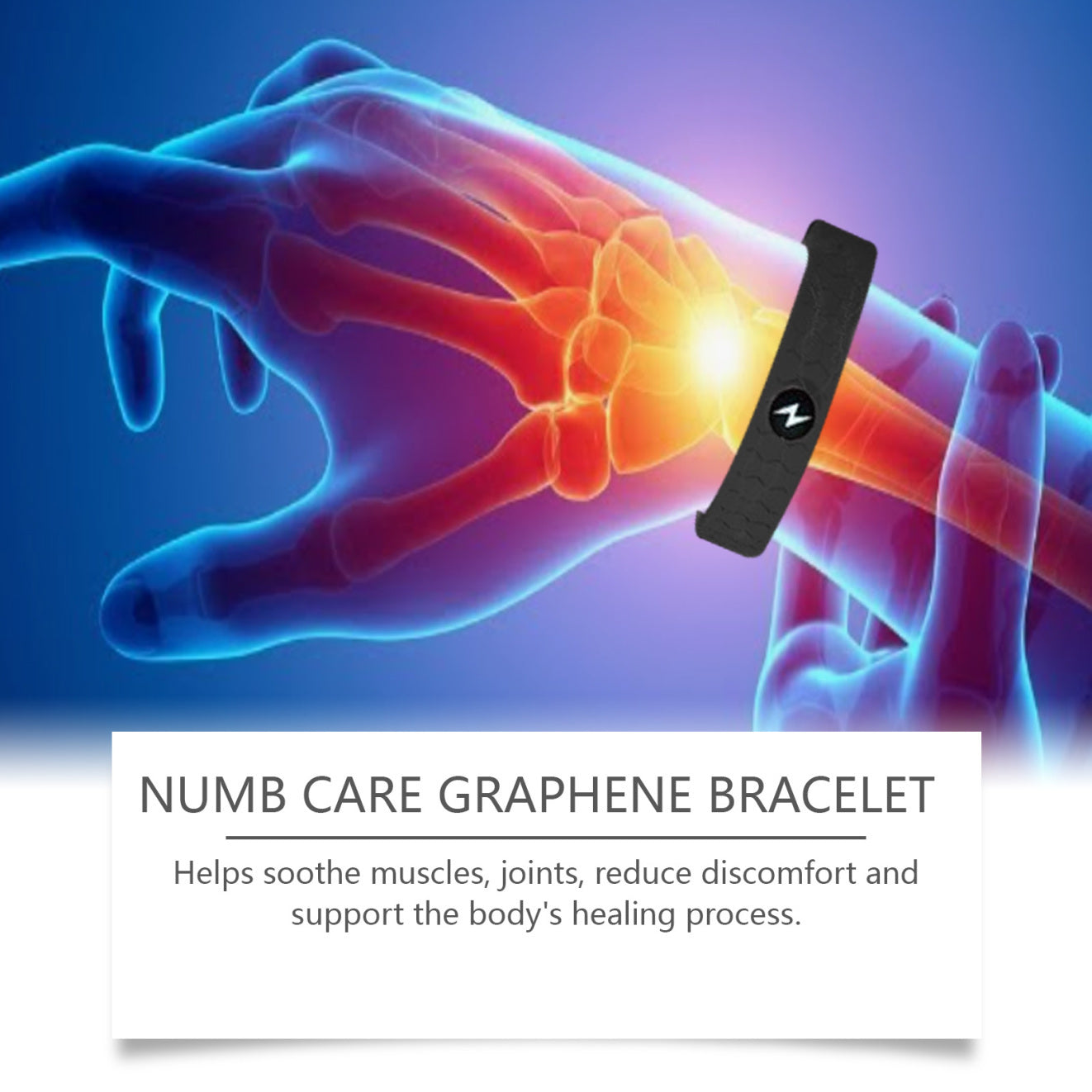 EOHOE Graphene Bracelet Hand Daily Decoration Portable Body Care Wrist Bracelet