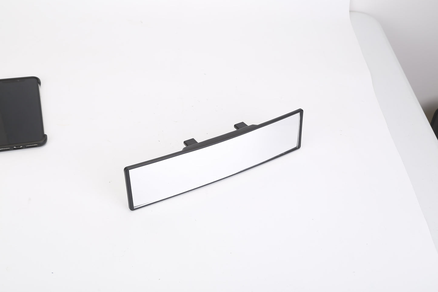 Car Rearview Mirror 11.4in Interior Clip-on Curve Convex Panoramic Anti-glare Rear View Mirrors With Wide Viewing Range For Cars SUVs Trucks Vehicles
