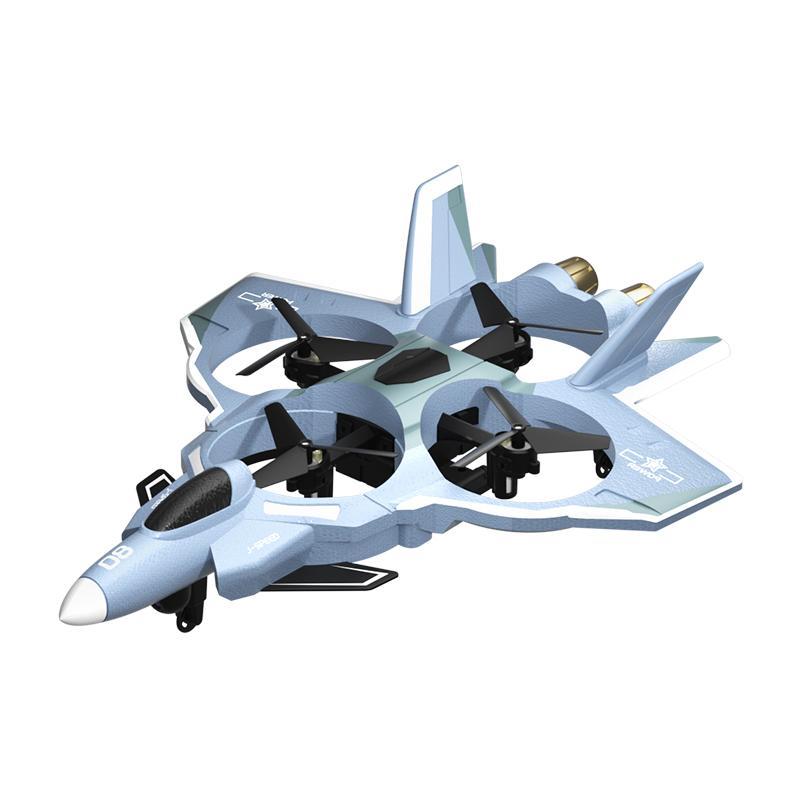 2.4G Simulated White Remote Control Fighter Model Quadcopter Toy
