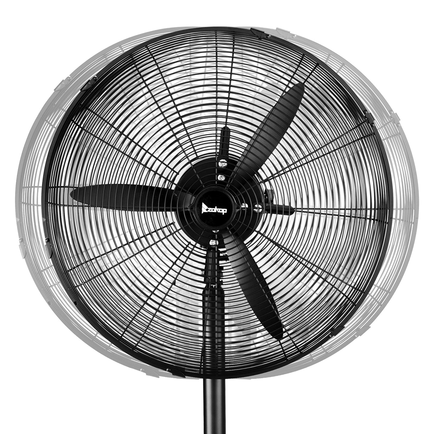 US MFJ-E50 Electric Fan, 20 Inches, Three-leaf Aluminum Fan, Industrial Floor Fan