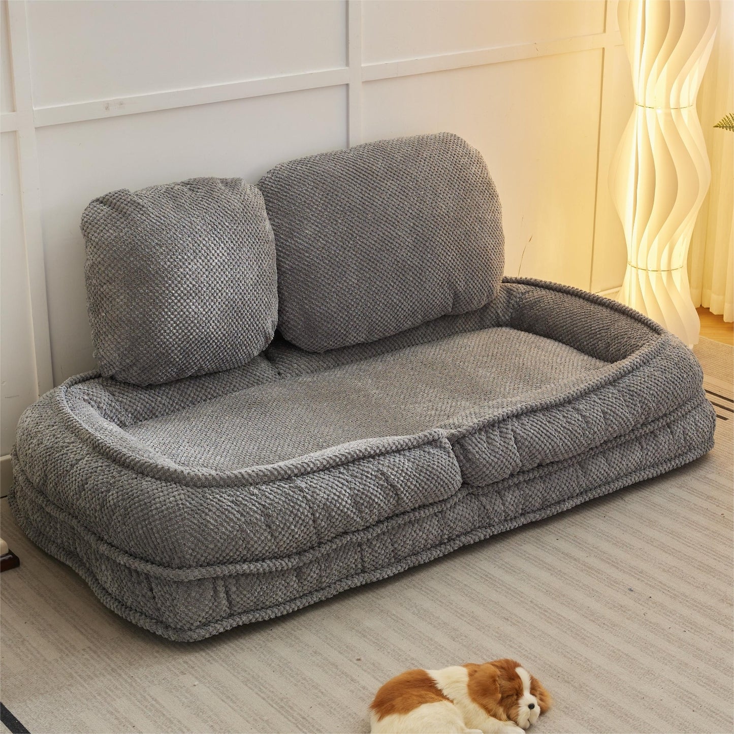 VIDEO Provided Human Dog Bed ,Lazy Sofa Couch ,5 Adjustable Position,sit,sleep,fold,suit To Put In