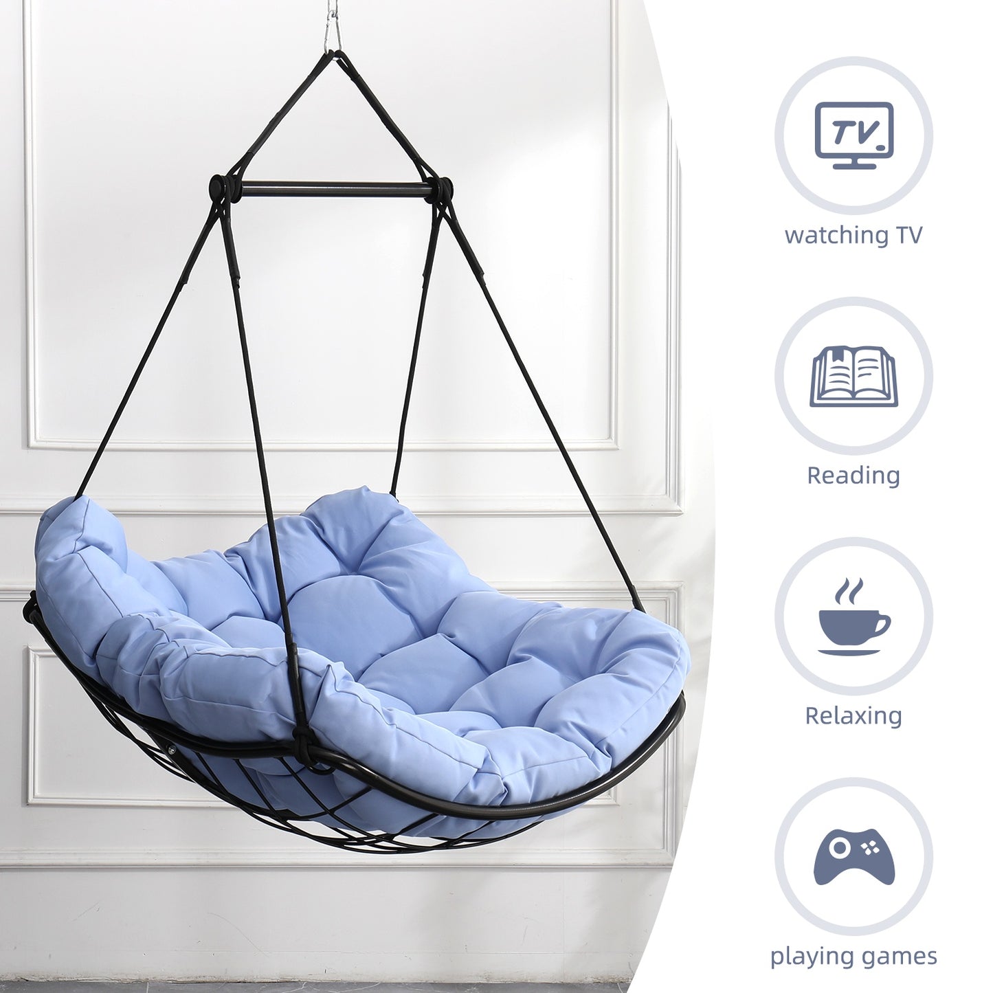 Metal Swing Sling Chair-It Is Forbidden To Sell On The Temu Platform