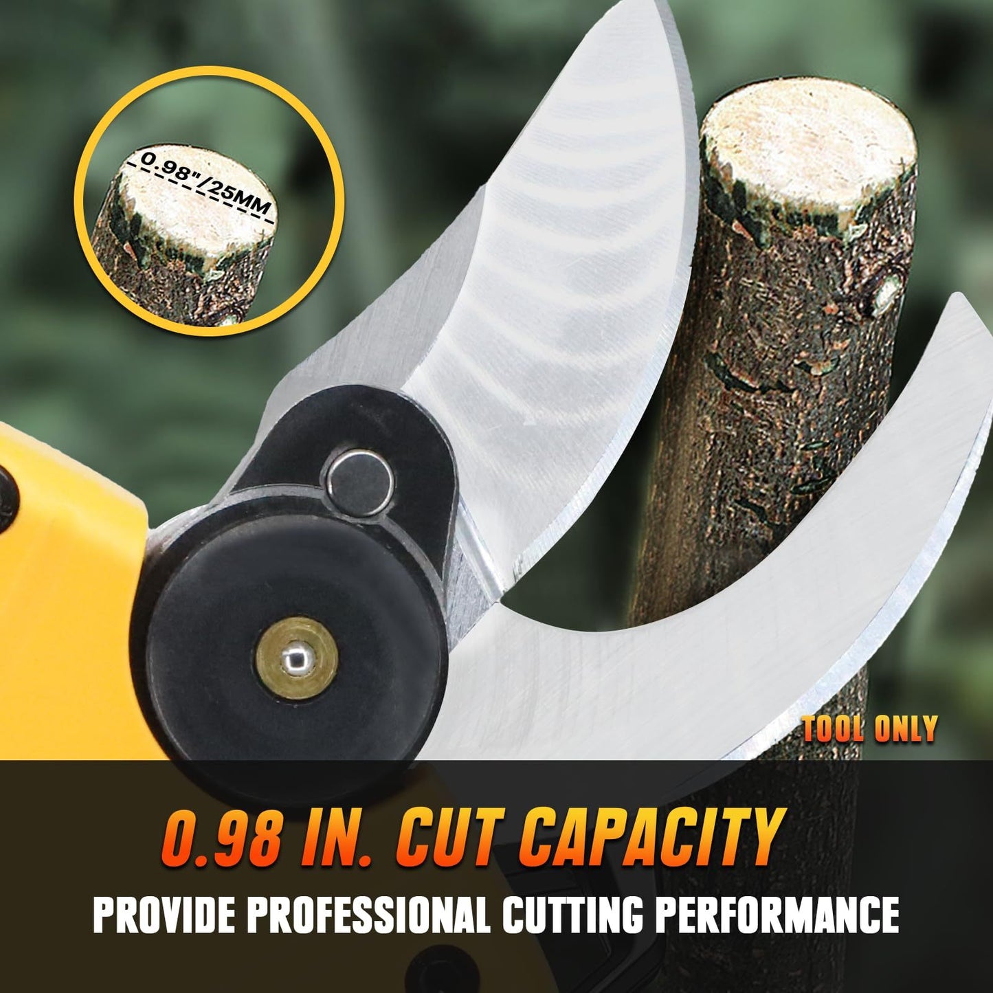 Mellif Electric Pruning Scissors Are Compatible With Dewalt 20V Max Battery - Tool Only Battery-Free, Cordless Garden Pruner