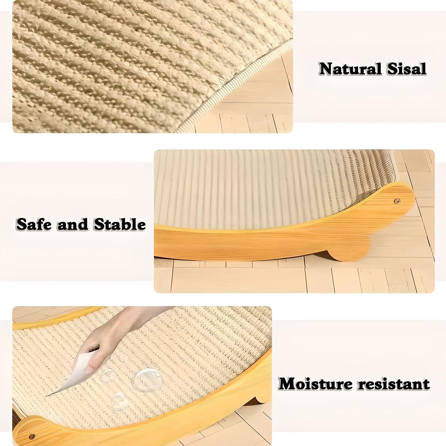 U-shaped Cat Scratching And Lying Bed, Suitable For Cat Owners And Cat Lovers
