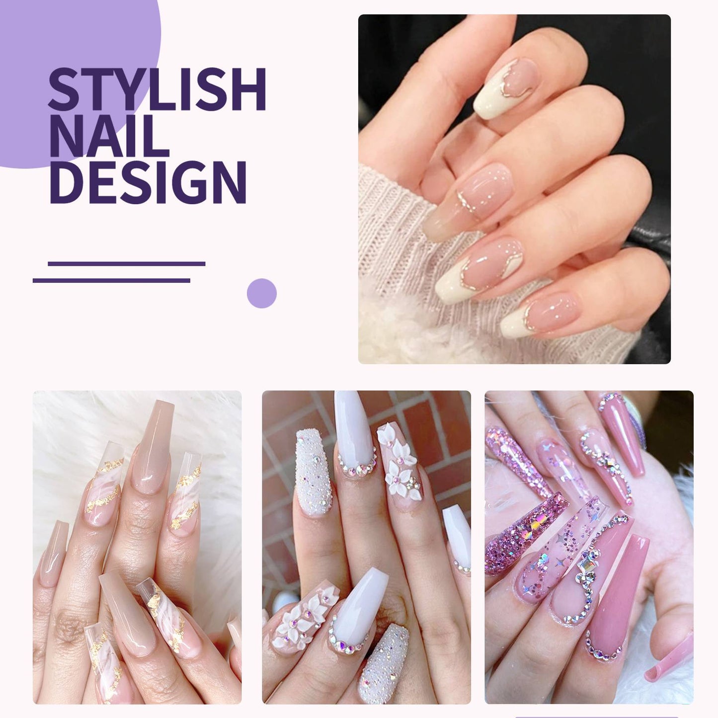 Professional Acrylic Nail Kit, Acrylic Powder And Liquid Set