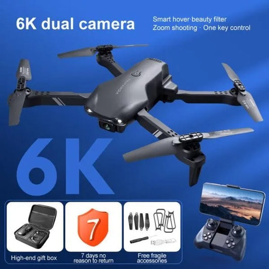 4DRC V13 RC Drone 6K HD Dual Camera WiFi FPV Foldable Quadcopter Camera Drone ,2 Battery.Logistics Is Randomly Sent By