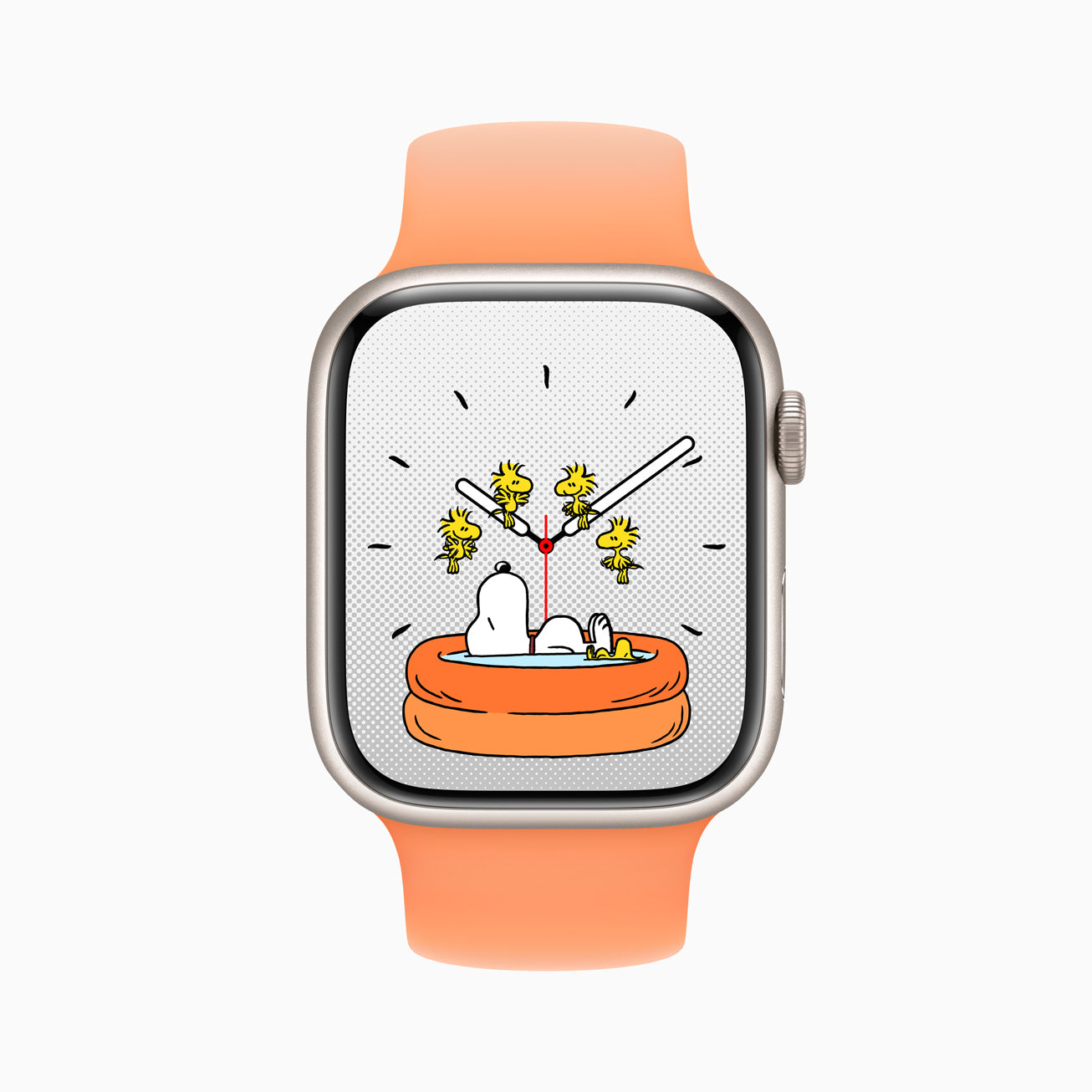 Apple Watch Series 9 (2023) – 45mm GPS Wi-Fi – Aluminum Case with Sport Band