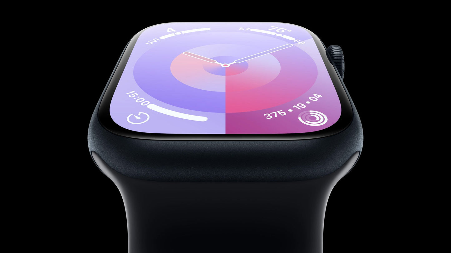 Apple Watch Series 9 (2023) – 45mm GPS Wi-Fi – Aluminum Case with Sport Band