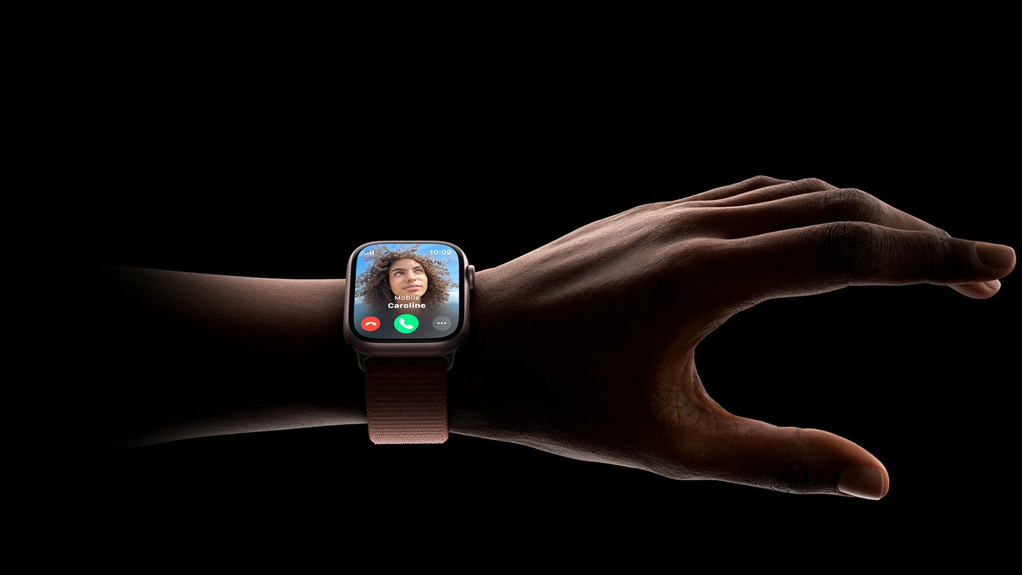 Apple Watch Series 9 (2023) – 45mm GPS Wi-Fi – Aluminum Case with Sport Band