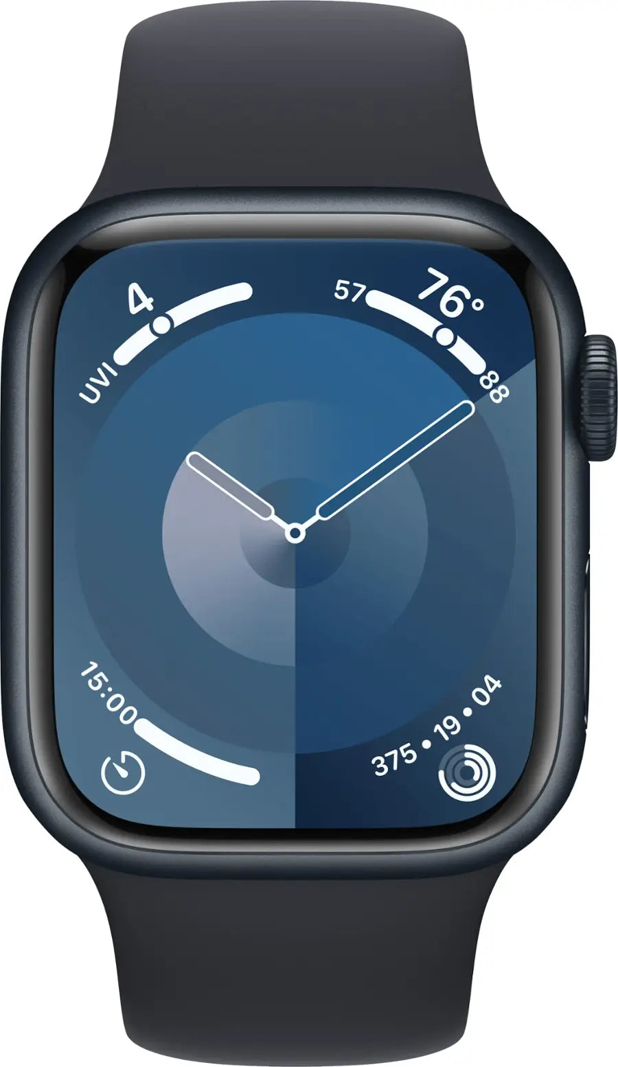 Apple Watch Series 9 (2023) – 45mm GPS Wi-Fi – Aluminum Case with Sport Band