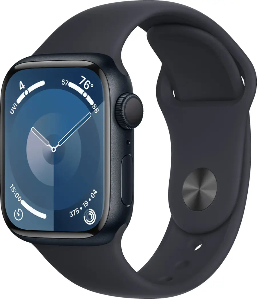 Apple Watch Series 9 (2023) – 45mm GPS Wi-Fi – Aluminum Case with Sport Band