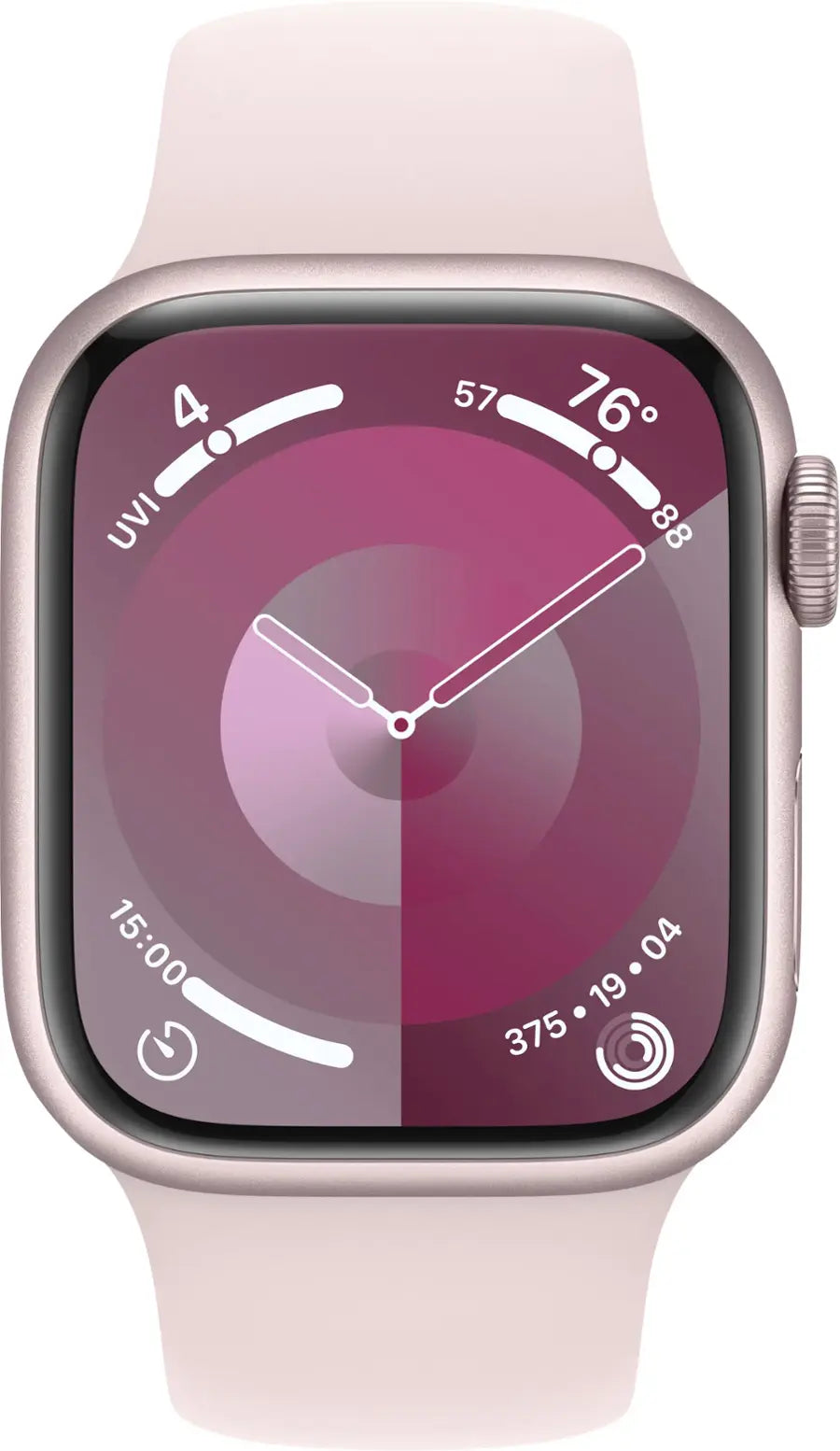 Apple Watch Series 9 (2023) – 45mm GPS Wi-Fi – Aluminum Case with Sport Band