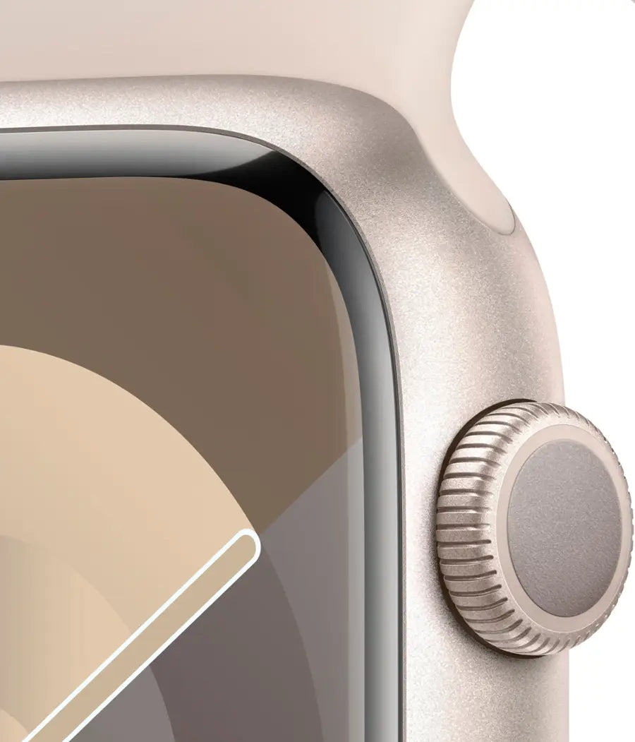Apple Watch Series 9 (2023) – 45mm GPS Wi-Fi – Aluminum Case with Sport Band