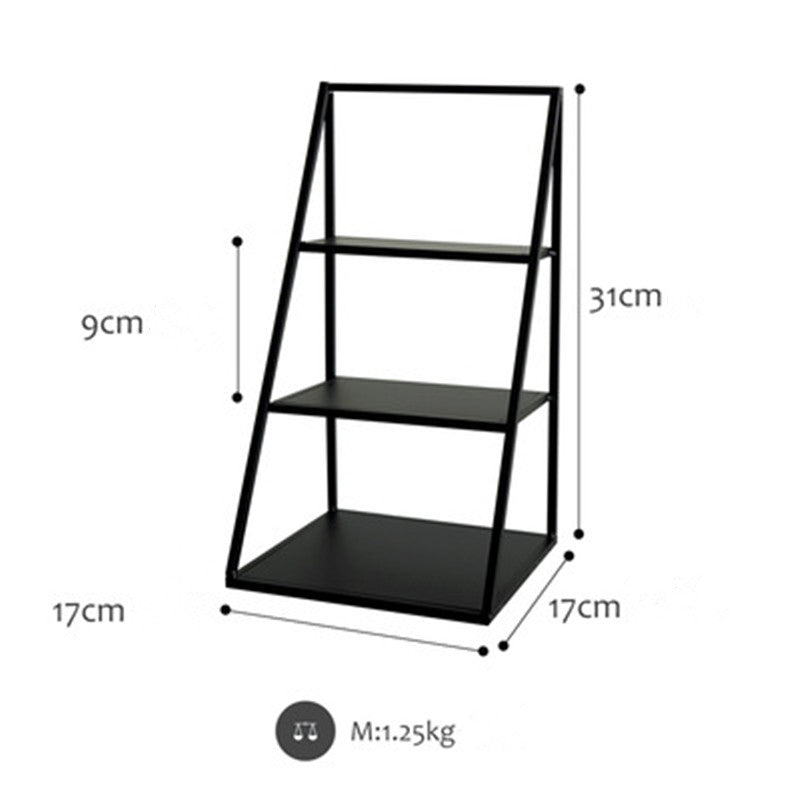 Tea Break Dessert Rack Set Simple Modern Black Iron Cake Plate Marble Tray Creative Cake Rack
