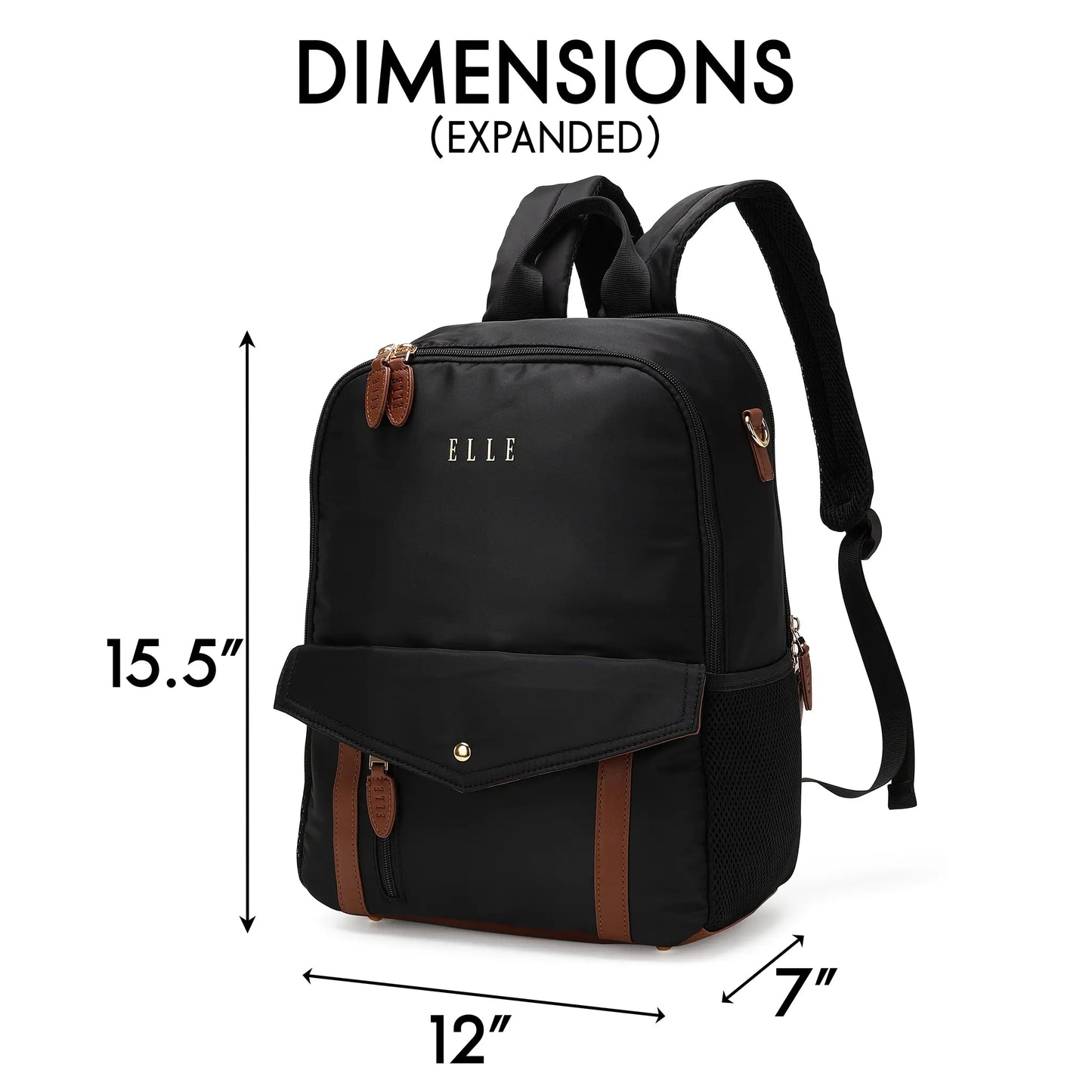 Luxe Journey Expandable 5 Piece Retro Luggage Set