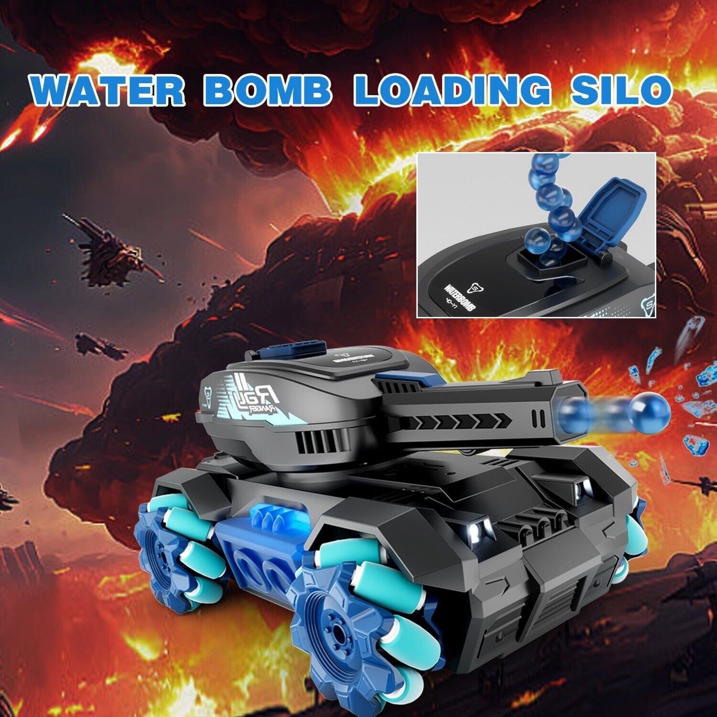 2025 Y1 RC Truck Drift Gesture Car, Rc Crawler Scale Water Bullet Shooting,All Terrain 4WD Battle Stunt Car With 360 Rotating, Lights Music Birthday Gifts,RED.Logistics Is Randomly Sent By USPS,FEDEX