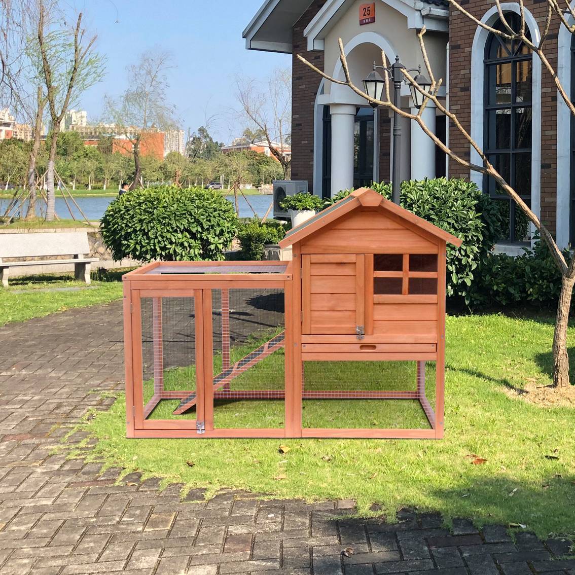 Easily-assembled Wooden Rabbit House Chicken Coop Kennels