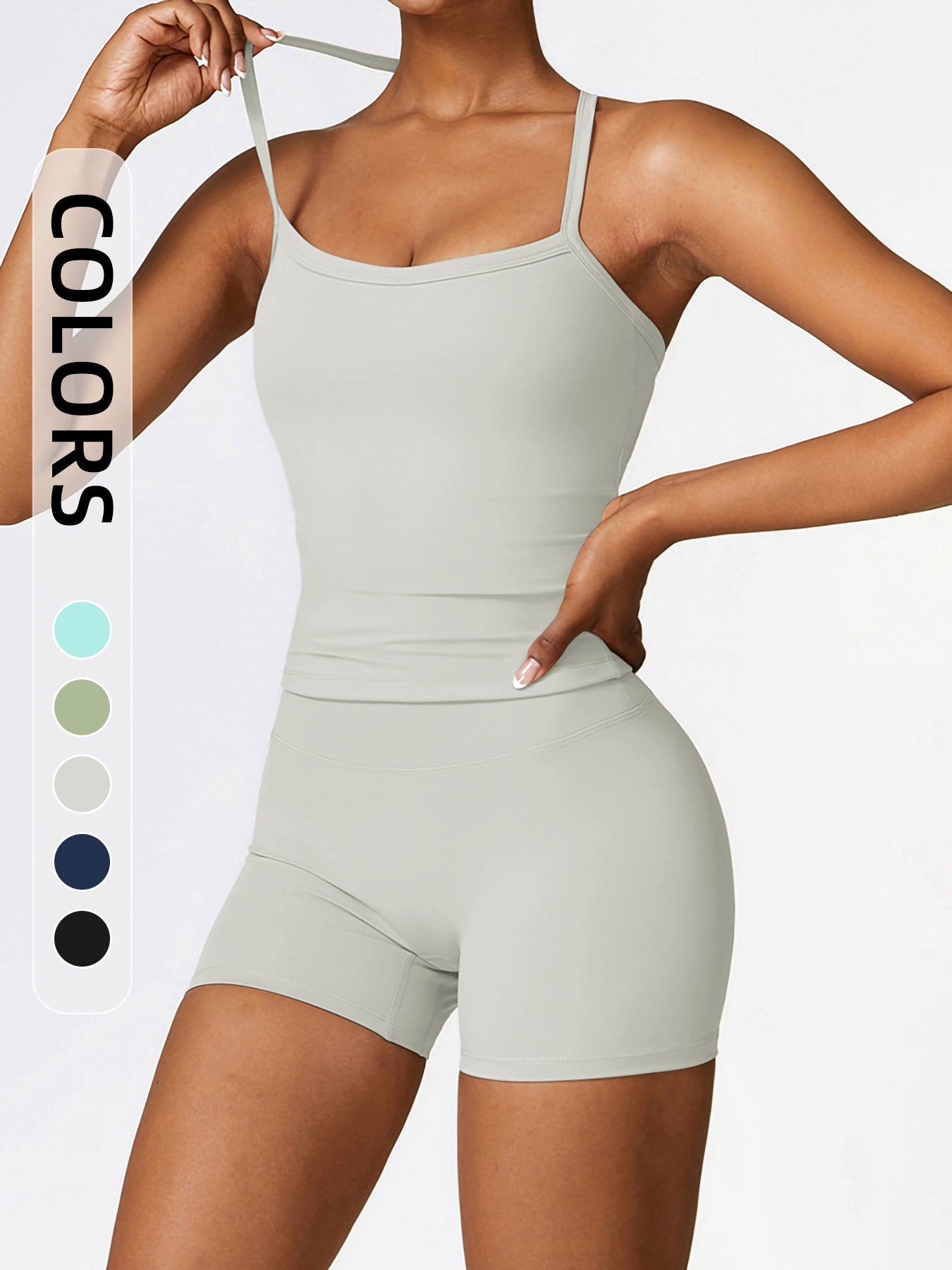 Women's Strapless Backless Sports Vest, Comfortable Yoga Gym Exercise Sling, Breathable Women's Sports Sling, With Quick-drying Trousers.