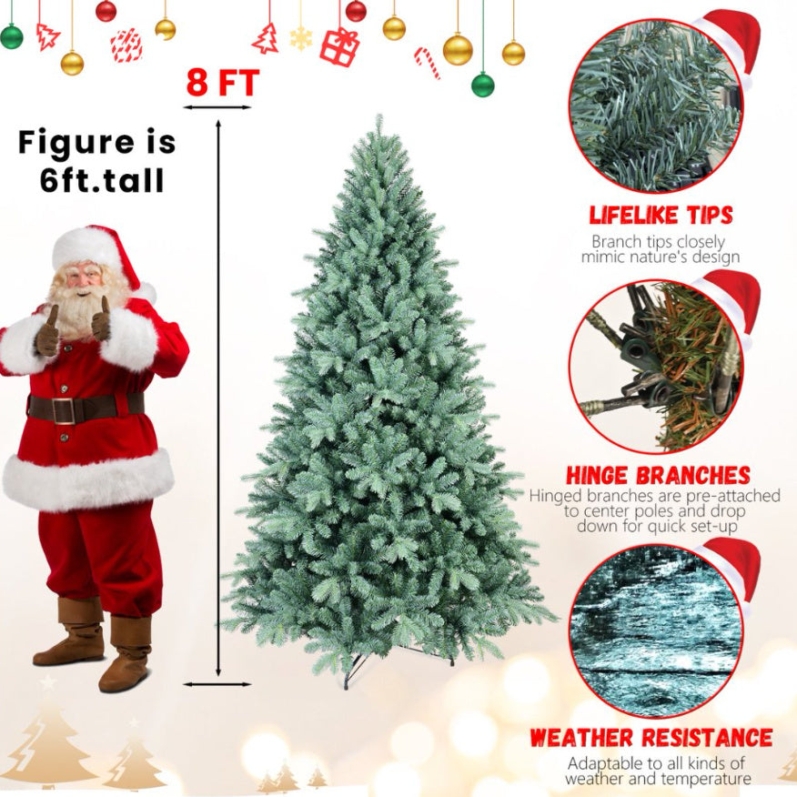 6ft Blue PE PVC Hybrid Automatic Tree Steel Wire Wire