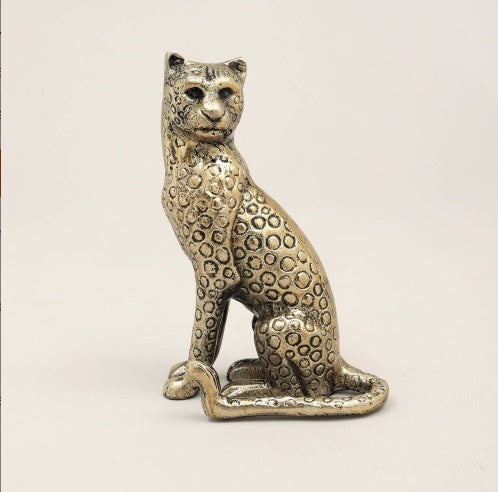 Decorative JaguarSculpture-Animal Figurine-5.5x3.5x8.5