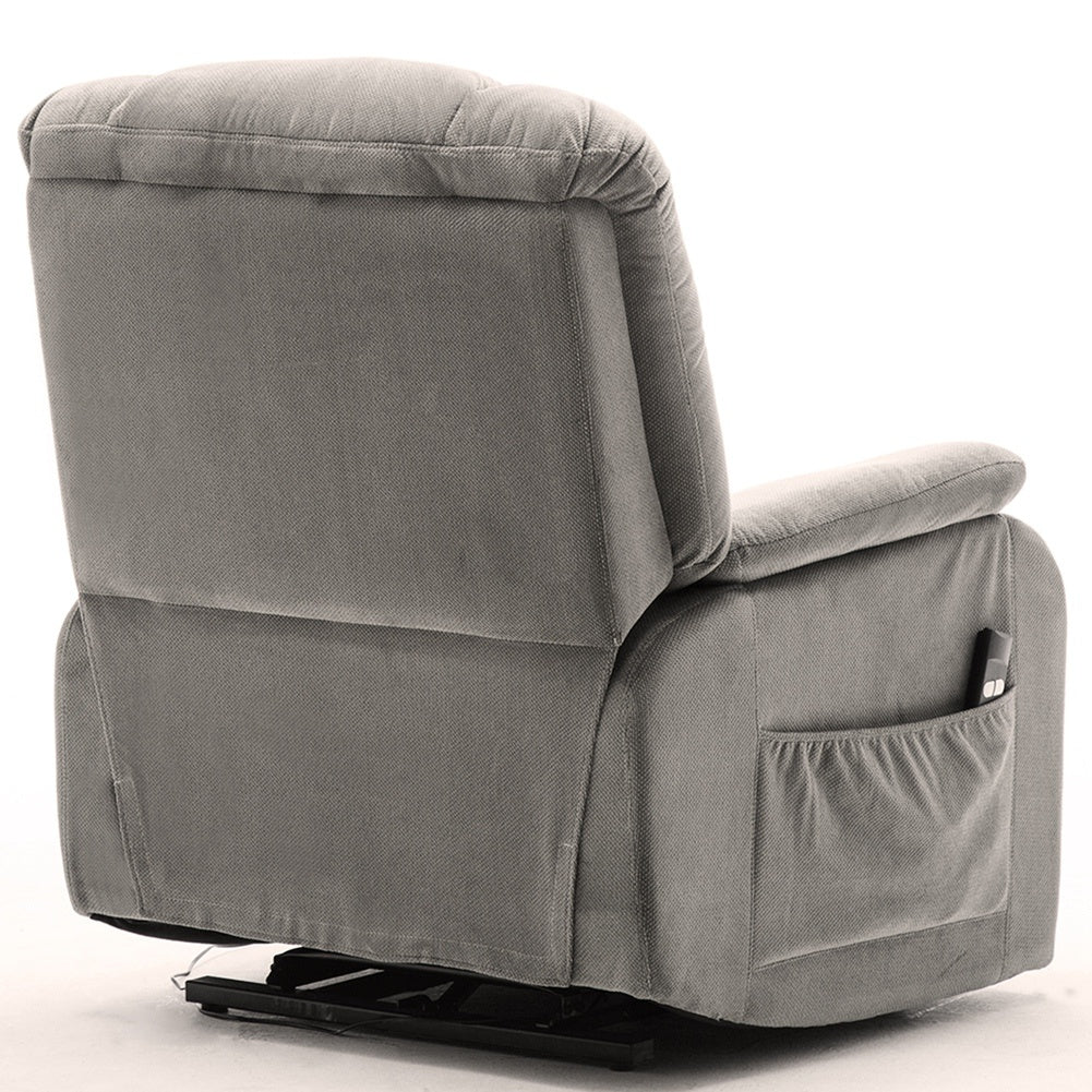 Heavy Duty and Safety Power Lift and Recliner Soft Fabric Upholstery Recliner for Living Room
