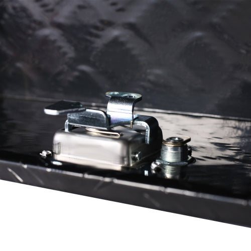 39inch Aluminum Tool Box,heavy Duty Truck Bed Tool Box,outdoor Trailer Pickup Storage Tool Box,RV Storage Organizer,underbody Box W Lock Keys,black 39x13x10inch